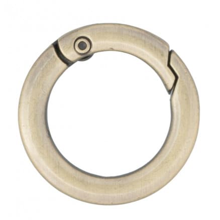 Infinity Hearts O-ring med Ã–ppning Mässing Antik brons Ø23,5mm - 5 st