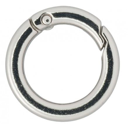 Infinity Hearts O-ring med Ã–ppning Mässing Silver Ø23,5mm - 5 st