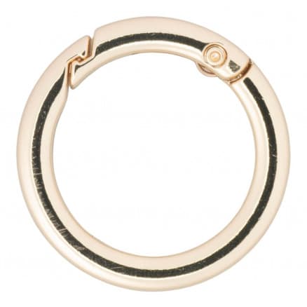 Infinity Hearts O-ring/ändlös ring med öppning Mässing Ljusguld Ø35mm - 5 st