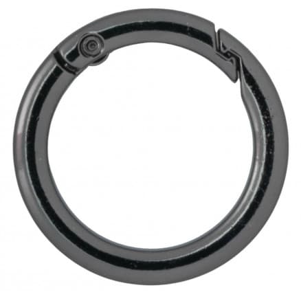 Infinity Hearts O-ring med Ã–ppning Mässing Gunmetal Ø30mm - 5 st
