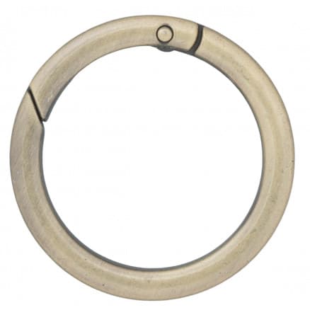 Infinity Hearts O-ring med Ã–ppning Mässing Antik brons Ø37,6mm - 5 st