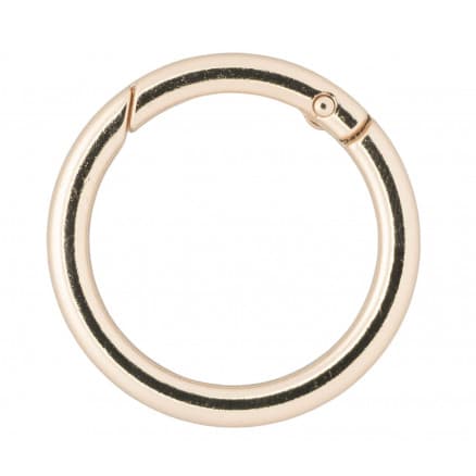 Infinity Hearts O-ring med Ã–ppning Mässing Ljus Guld Ø37,6mm - 5 st