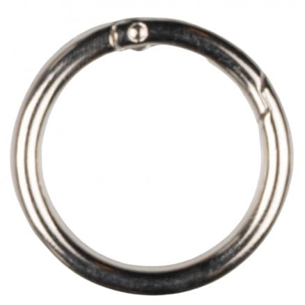 Infinity Hearts O-ring med Öppning Mässing Silver Ø37,6mm - 5 st