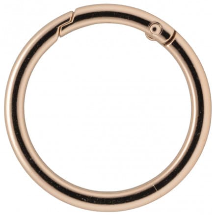 Infinity Hearts O-ring med Ã–ppning Mässing Ljus Guld Ø43,6mm - 5 st