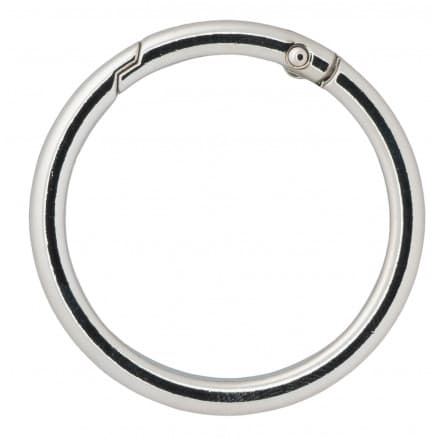 Infinity Hearts O-ring med Öppning Mässing Silver Ø43,6mm - 5 st