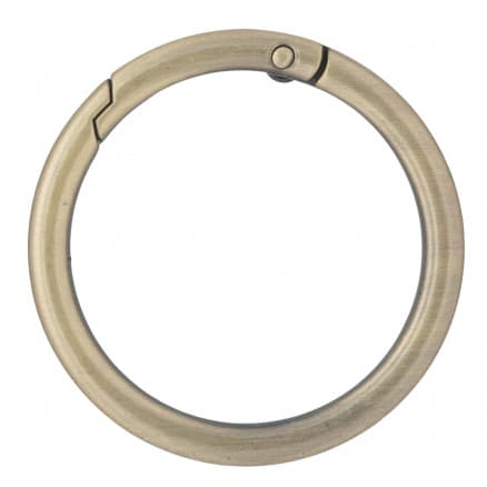 Infinity Hearts O-ring med Ã–ppning Mässing Antik brons Ø43,6mm - 5 st