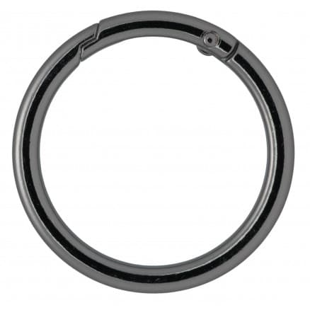 Infinity Hearts O-ring med Ã–ppning Mässing Gunmetal Ø43,6mm - 5 st