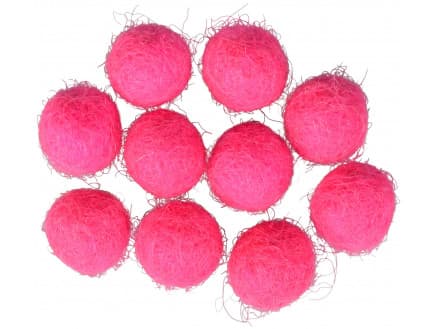 Filtkulor 10mm Rosa P3 - 10 st.