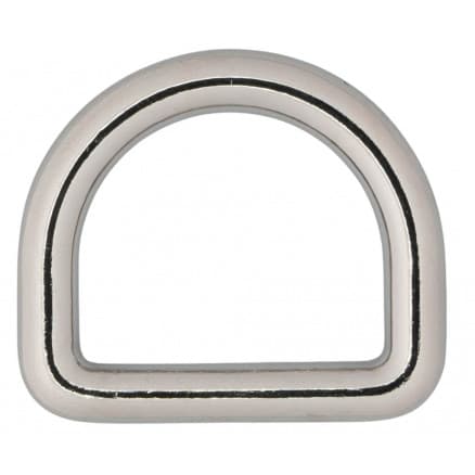 Infinity Hearts D-Ring Mässing Silver 25x25mm - 5 st