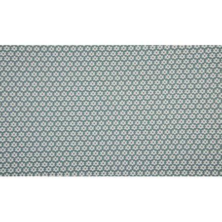 Minimals Bomullspoplin Tyg Print 23 Flower Dusty Green 145cm - 50cm