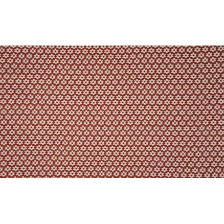 Minimals Bomullspoplin Tyg Print 37 Flower Terra 145cm - 50cm