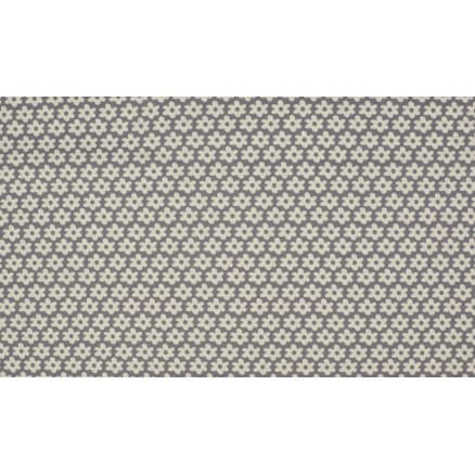 Minimals Bomullspoplin Tyg Print 65 Flower Grey 145cm - 50cm