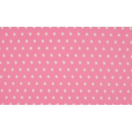Minimals Bomullspoplin Tyg Print 112 Star Rose 145cm - 50cm