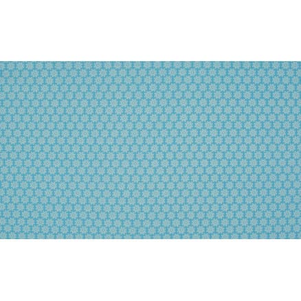 Minimals Bomullspoplin Tyg Print 202 Daisy Blue 145cm - 50cm