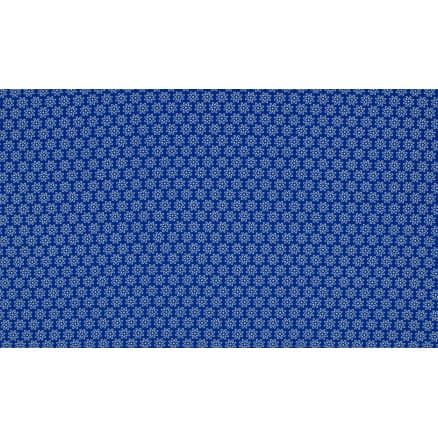 Minimals Bomullspoplin Tyg Print 207 Daisy Royal 145cm - 50cm