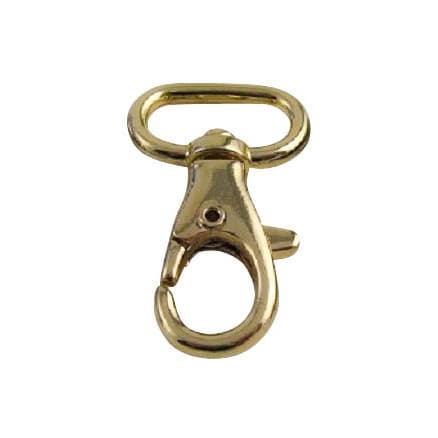 Karbinhake Mässing 40x15mm - 1 st
