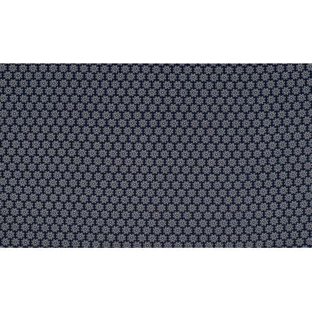 Minimals Bomullspoplin Tyg Print 208 Daisy Navy 145cm - 50cm