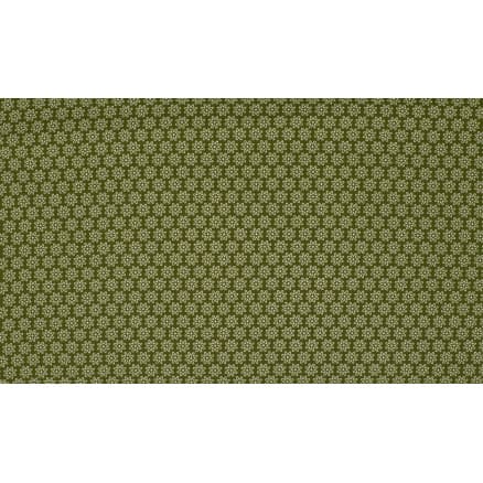 Minimals Bomullspoplin Tyg Print 225 Daisy Khaki 145cm - 50cm