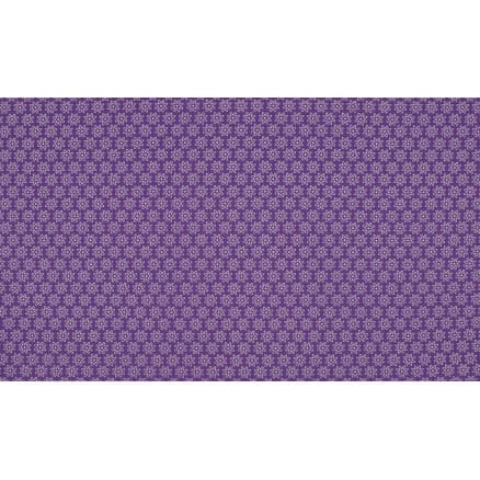 Minimals Bomullspoplin Tyg Print 243 Daisy Purple 145cm - 50cm