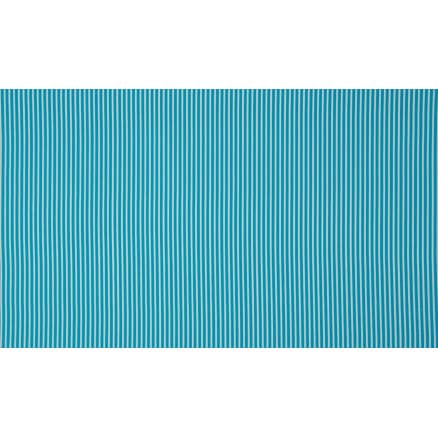 Minimals Bomullspoplin Tyg Print 304 Stripe Aqua 145cm - 50cm