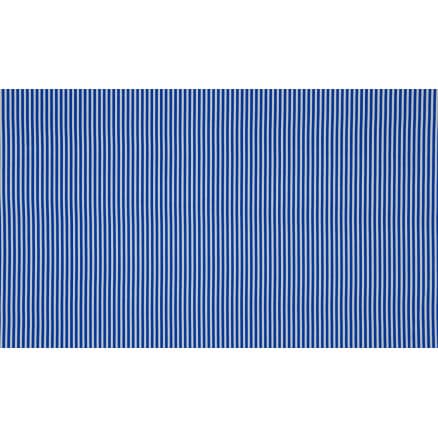 Minimals Bomullspoplin Tyg Print 307 Stripe Royal 145cm - 50cm
