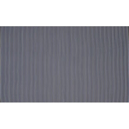 Minimals Bomullspoplin Tyg Print 308 Stripe Navy 145cm - 50cm