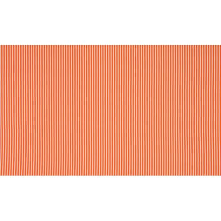 Minimals Bomullspoplin Tyg Print 333 Stripe Orange 145cm - 50cm