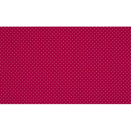 Minimals Bomullspoplin Tyg Print 417 Small Dot Fuchsia 145cm - 50cm