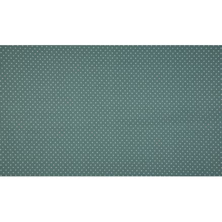 Minimals Bomullspoplin Tyg Print 423 Small Dot Dusty Green 145cm - 50cm
