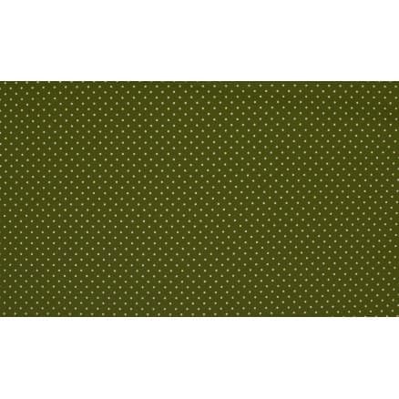 Minimals Bomullspoplin Tyg Print 425 Small Dot Khaki 145cm - 50cm