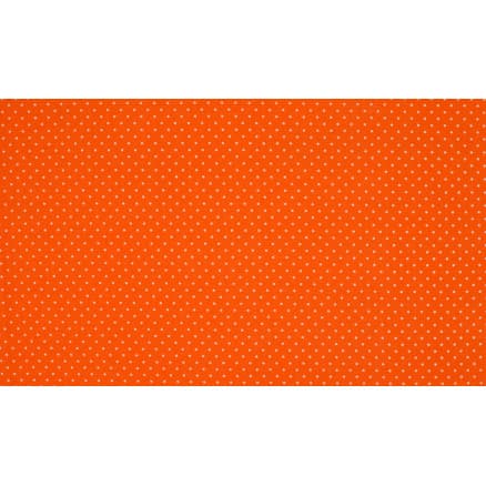 Minimals Bomullspoplin Tyg Print 433 Small Dot Orange 145cm - 50cm