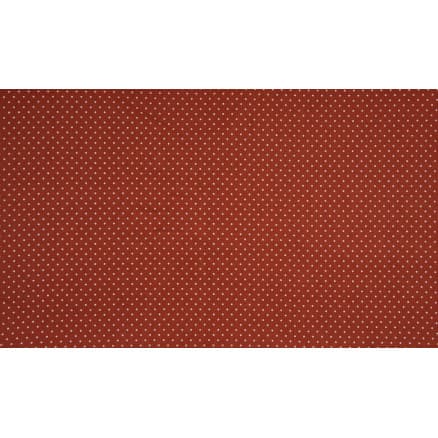 Minimals Bomullspoplin Tyg Print 437 Small Dot Terra 145cm - 50cm