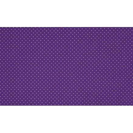 Minimals Bomullspoplin Tyg Print 443 Small Dot Purple 145cm - 50cm