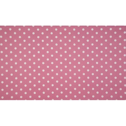 Minimals Bomullspoplin Tyg Print 513 Big Dot Old Rose 145cm - 50cm