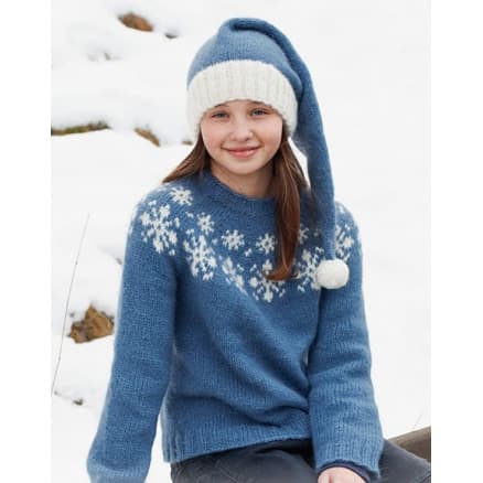 Merry Stars by DROPS Design - Tröja Stickmönster strl. 2-14 år
