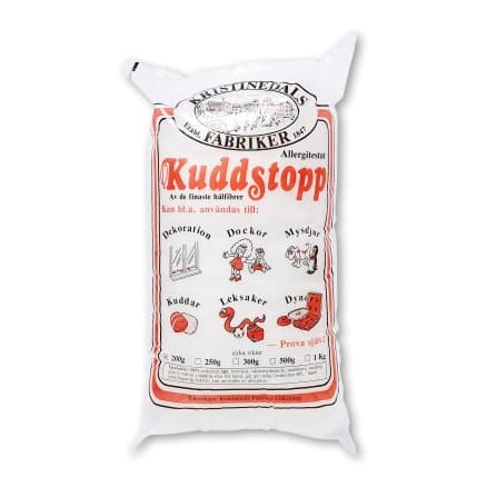 Kuddstopp Fyllnadsvadd / Nallefyllning / Dockfyllning / Kuddfyllning / Vadd 300 gram