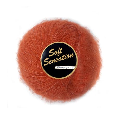 Lammy Soft Sensation Garn 41 Röd/Orange
