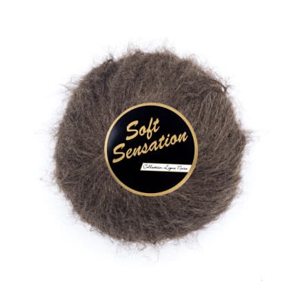 Lammy Soft Sensation Garn 110 Mörkbrun