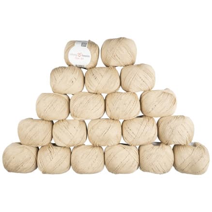 Infinity Hearts Rose 8/4 Garnpaket Unicolor 213 Beige - 20 st