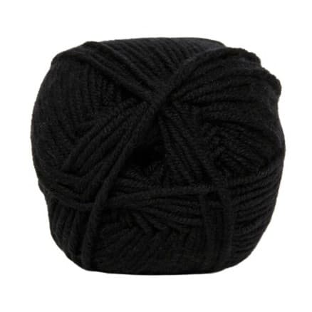 Hjertegarn Extrafine Merino 120 Garn 500 Svart