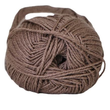 Hjertegarn Lana Cotton 212 Garn Farve 2138 Brun