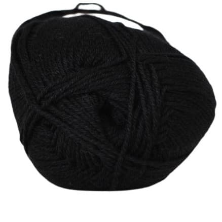 Â Hjertegarn Lana Cotton 212 Garn Färg 500 Svart