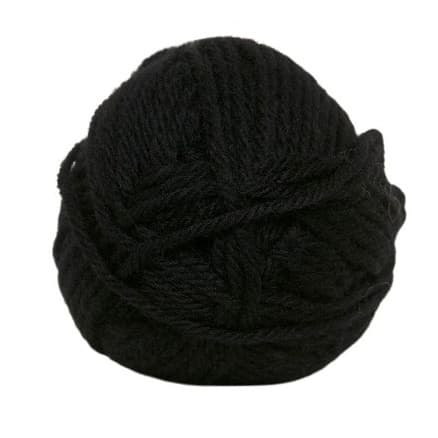 Hjertegarn Lima Garn Unicolor 500 Svart