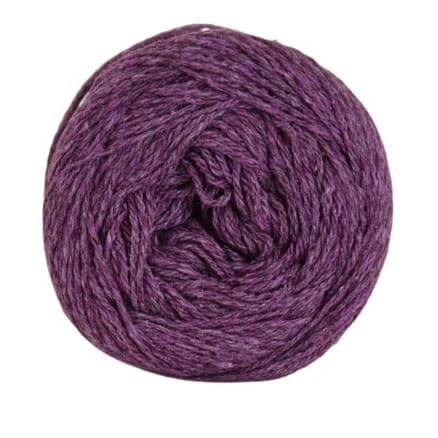 Hjertegarn Organic Trio Garn 5028 Mörk Lila