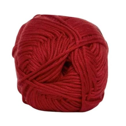 Hjertegarn Bommix Bamboo Garn Färg 4501 Röd