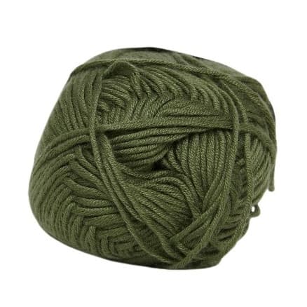 Hjertegarn Bommix Bamboo Garn Färg 7150 Armégrön