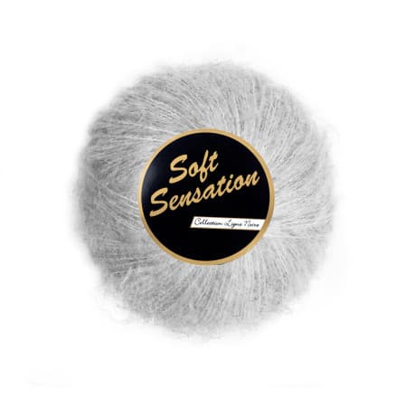 Lammy Soft Sensation Garn 3 Ljusgrå