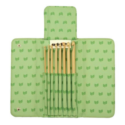 Addi Click Bambu utbytbar virknålset för tunisisk virkning 3,5-8mm - 8 storlekar