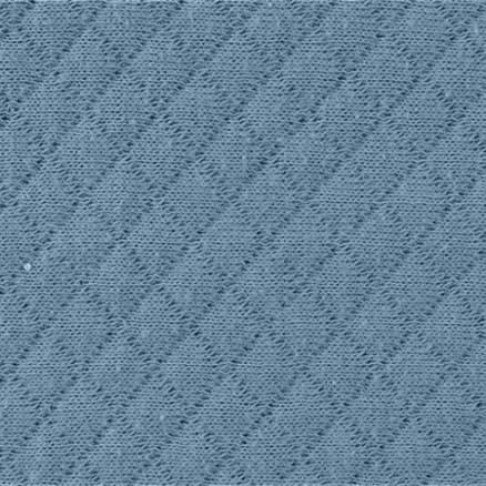 Bomullsjersey Double Face Tyg 401 Jeans Blå - 50 cm