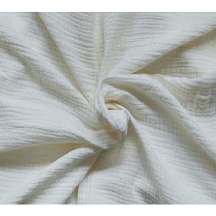 Bomull Crepe Tyg 135cm 2020 Natur - 50cm